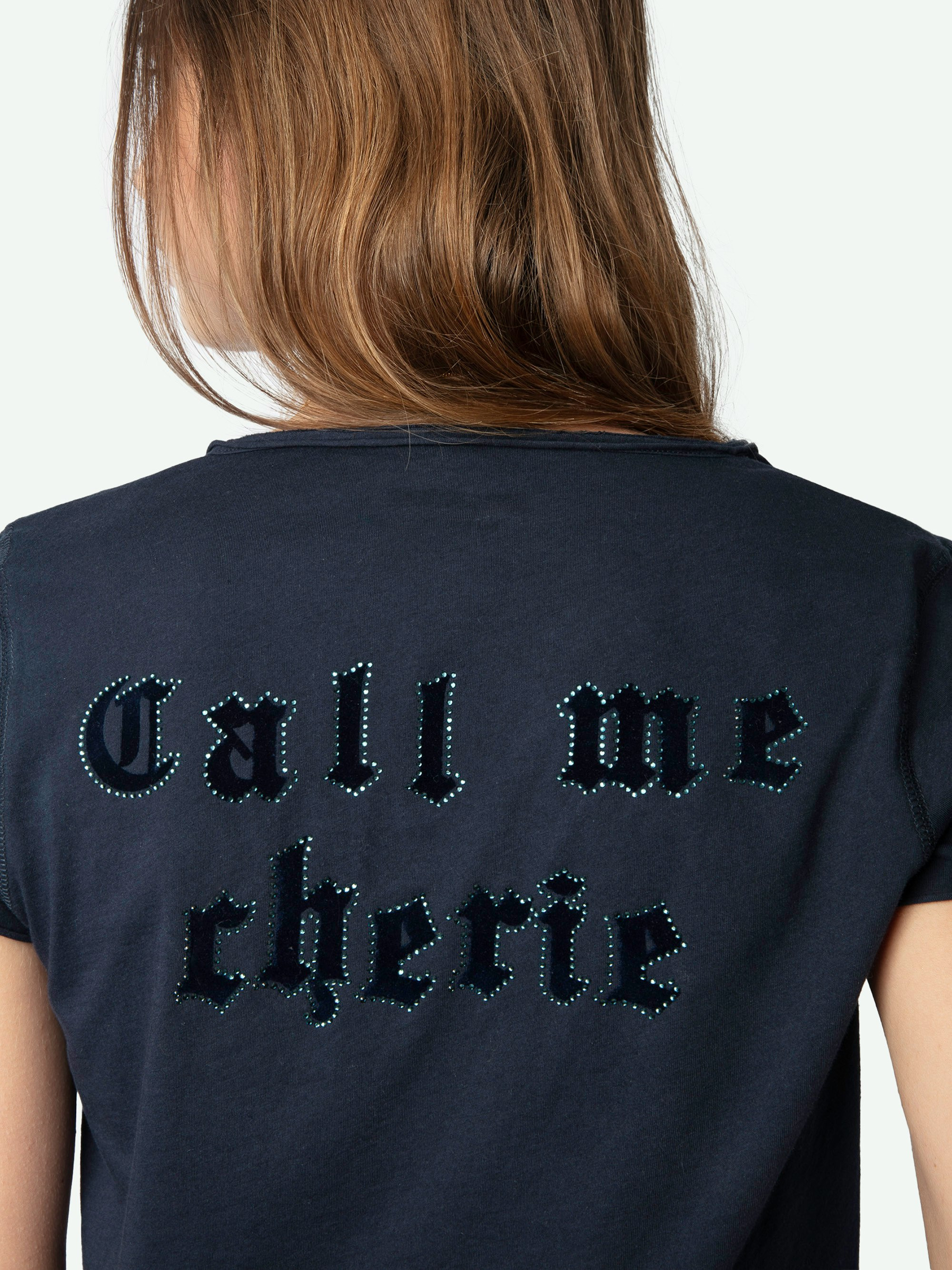 Henley Diamanté T-shirt - 6