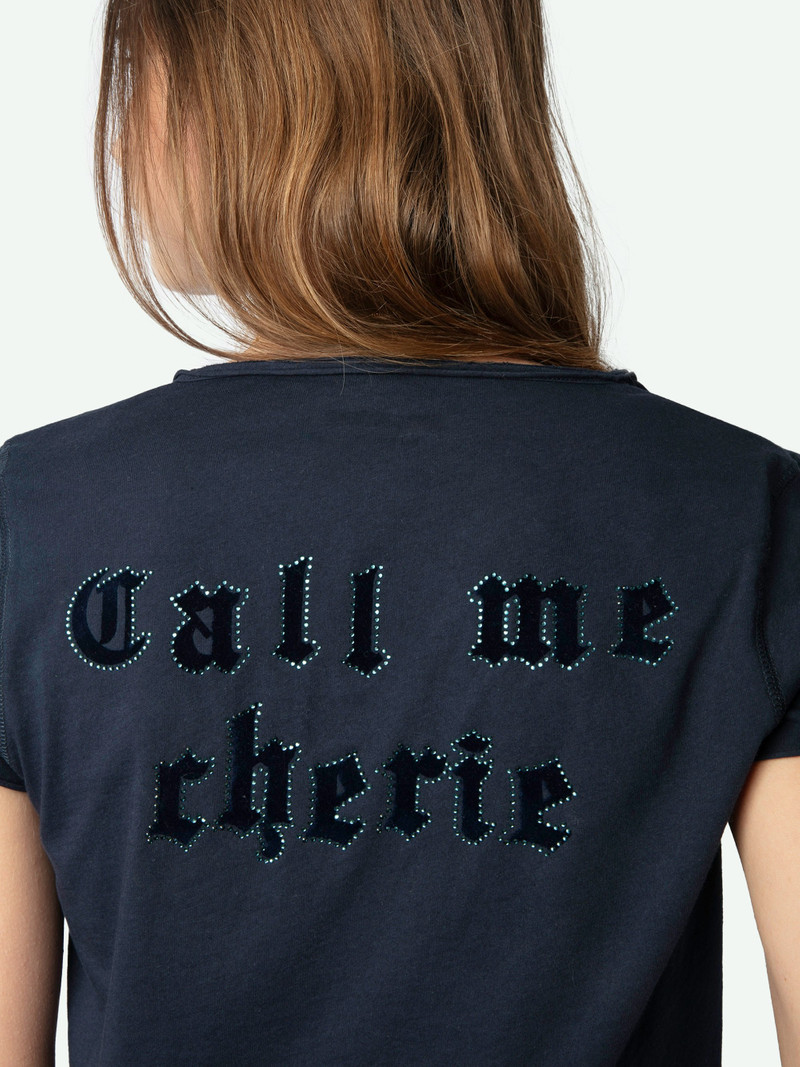 Henley Diamanté T-shirt 6