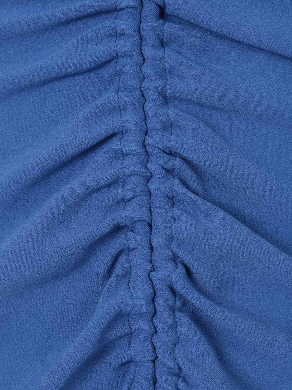 ruched-detail asymmetric midi dress - 3