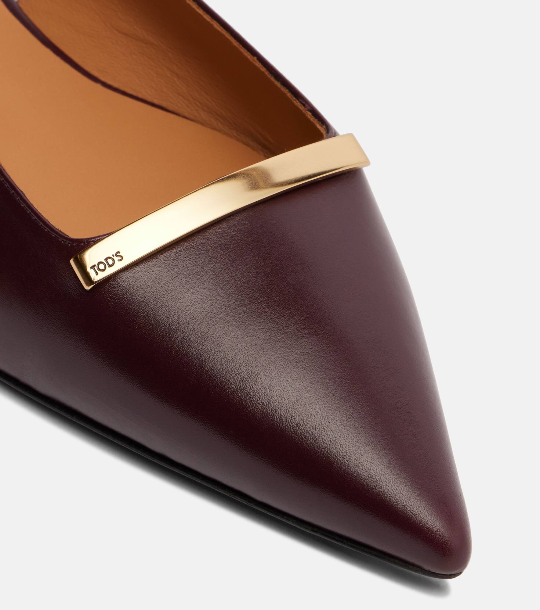 Barretta leather slingback flats - 5