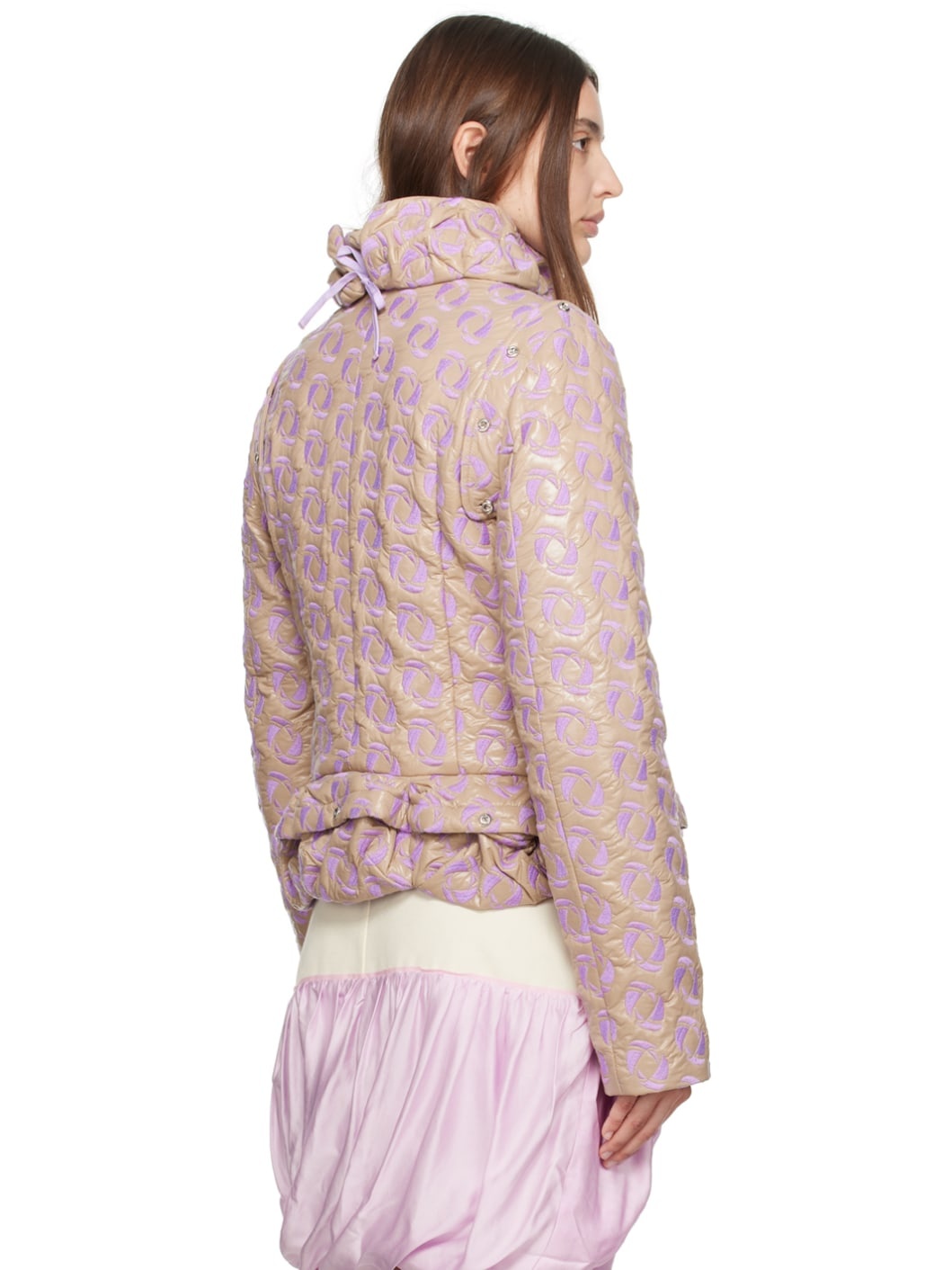Beige & Purple Mobius Jacket - 3