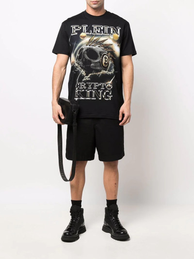 PHILIPP PLEIN 'Crypto King' cotton T-shirt outlook