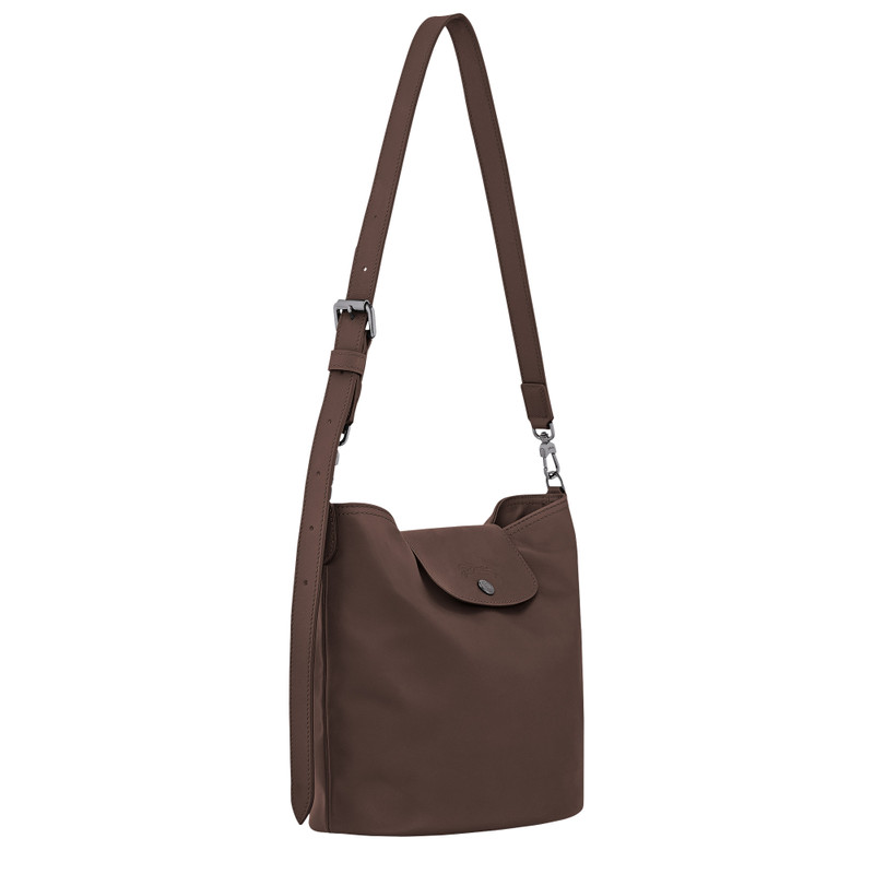 Longchamp Le Pliage Xtra M Shoulder bag Mocha - Leather outlook