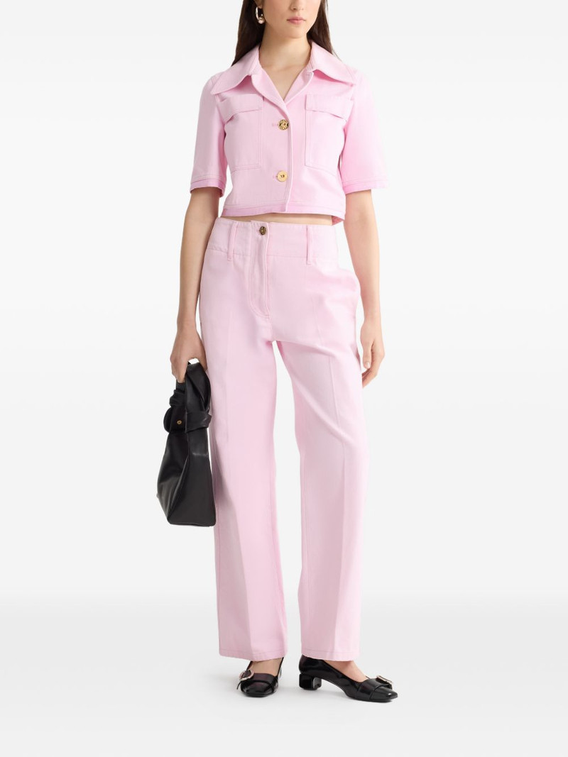 PATOU short-sleeves buttoned jacket outlook