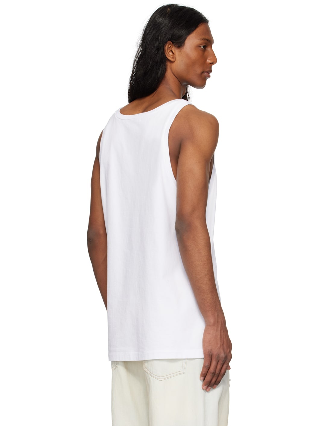White 'Summer Lovers' Sport Fit Tank Top - 3