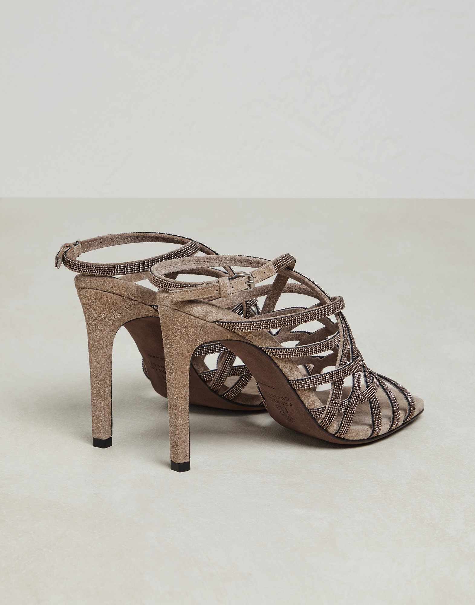 Precious Net heels in suede - 2