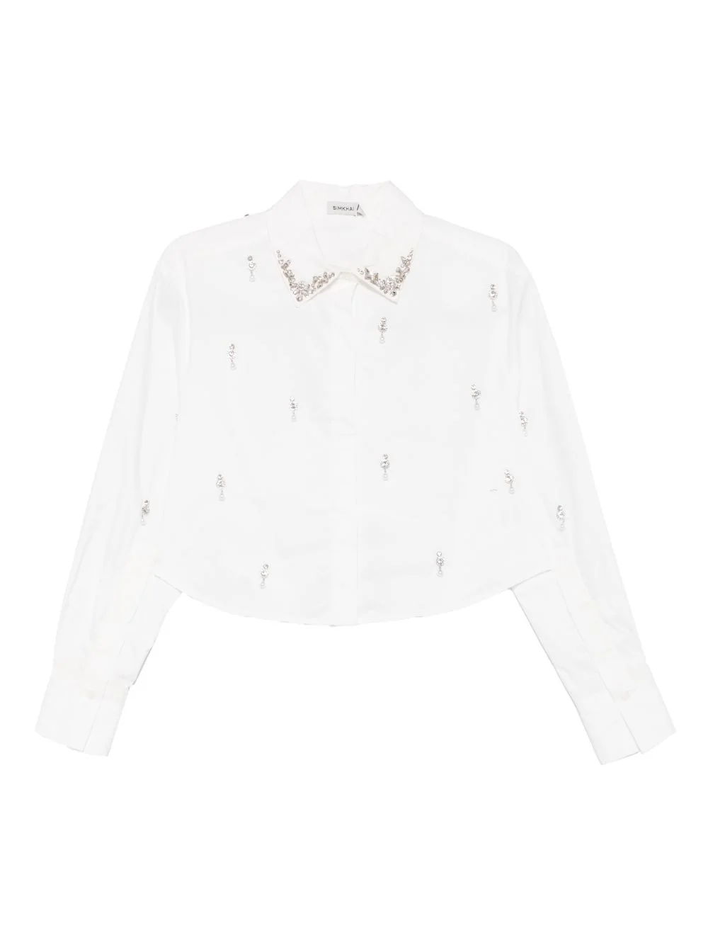 Renata embellished button-down shirt - 1