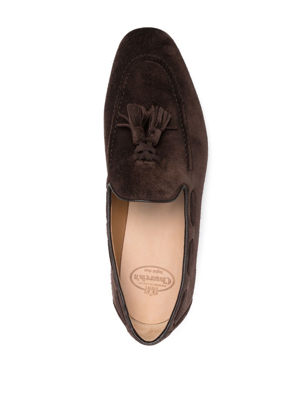 tassel-detail round-toe loafers - 4