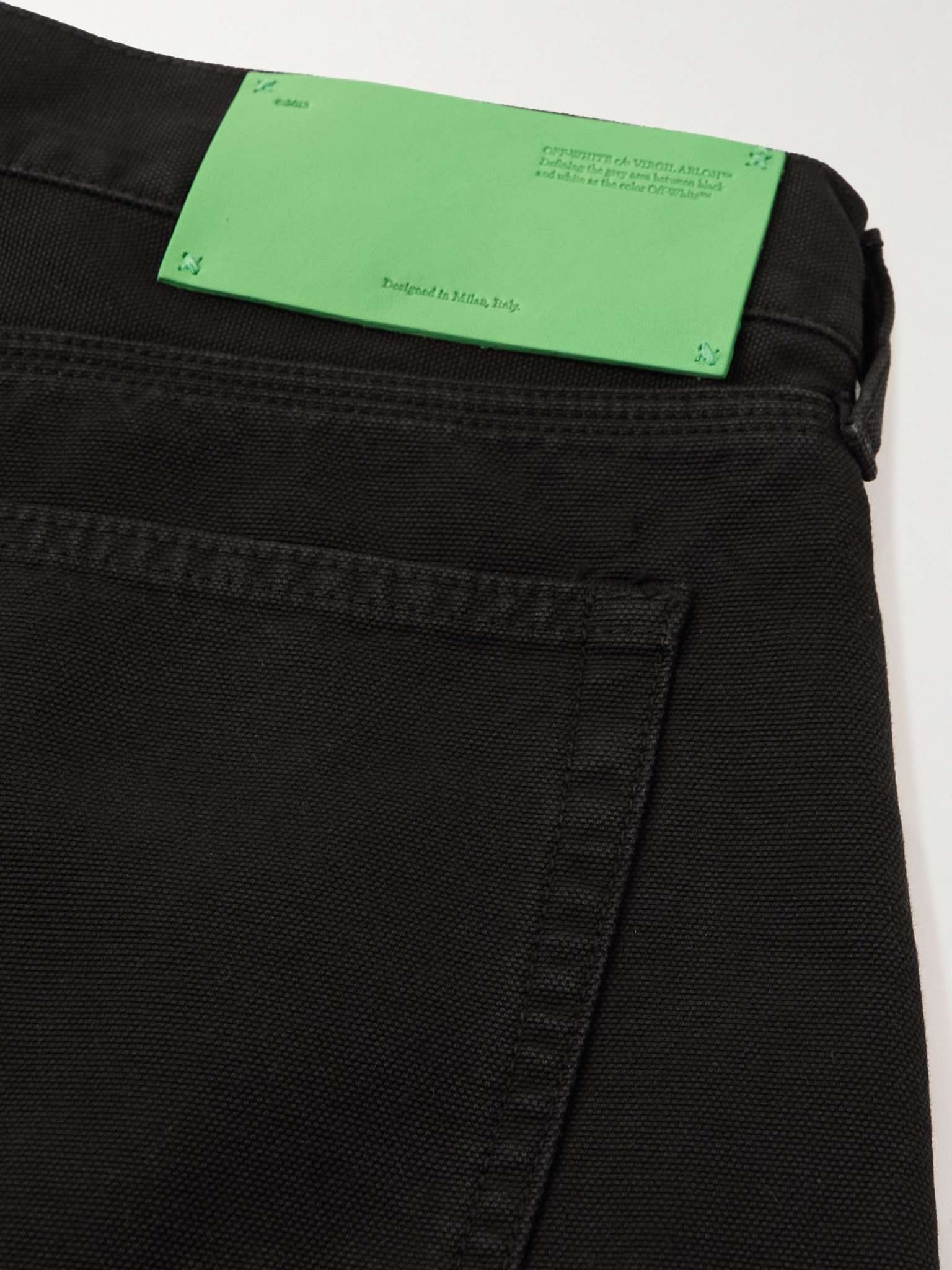 Wave Off Tapered Cotton-Canvas Cargo Trousers - 5