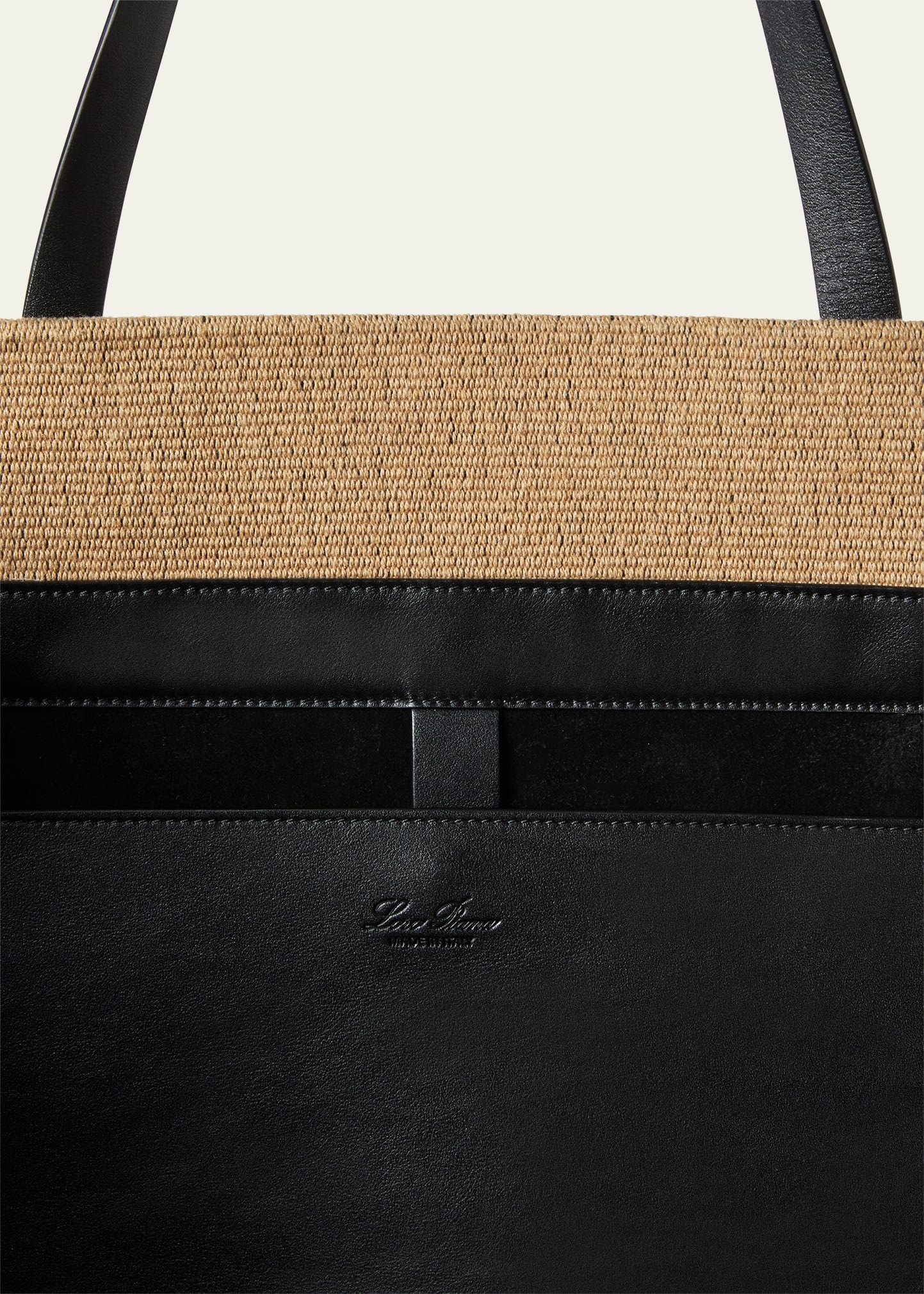 Loro Piana Tasman XL Canvas Tote Bag