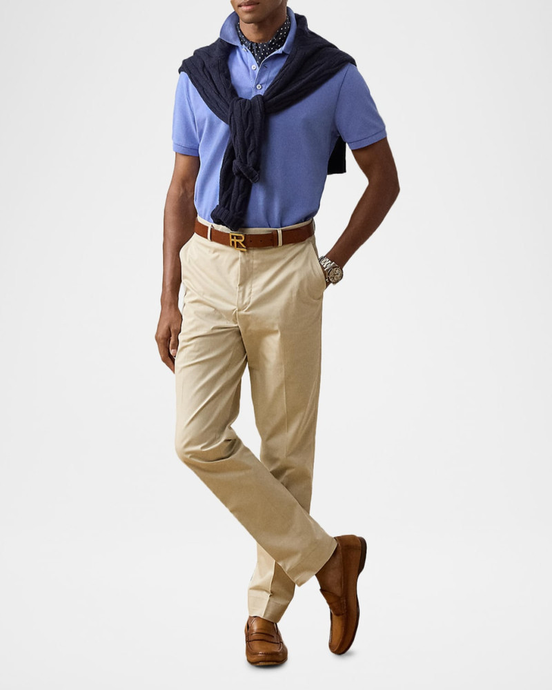 Ralph Lauren Men's Double-Mercerized Pique Monogram Polo Shirt outlook