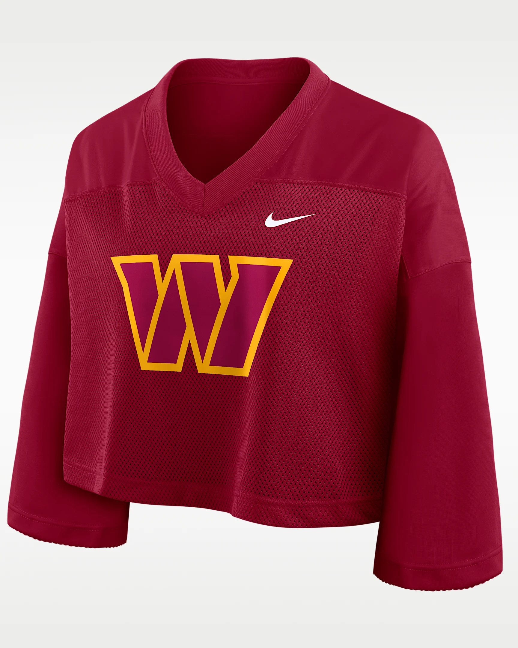 Washington Commanders Rewind Fashion Women's Nike Dri-FIT NFL Cropped Jersey - 1