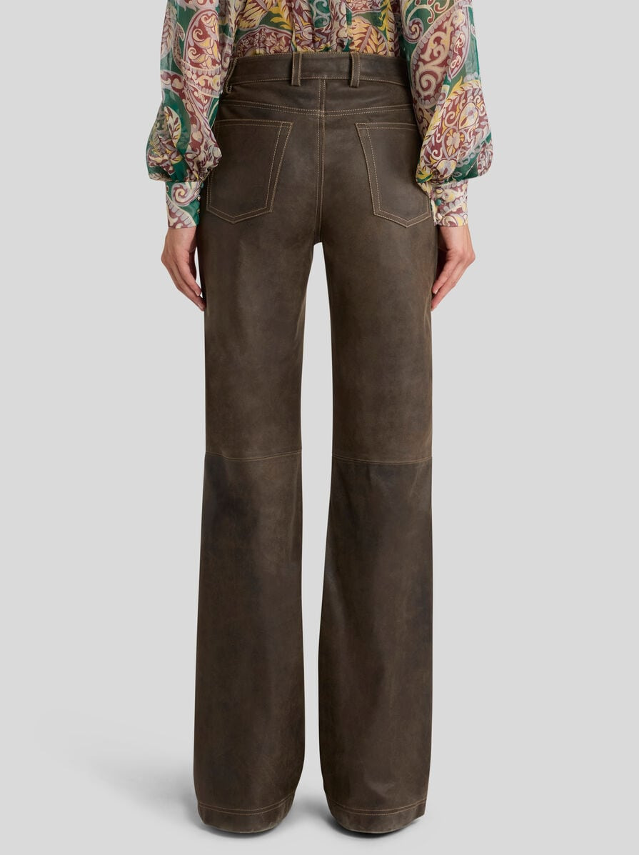 LEATHER TROUSERS - 5