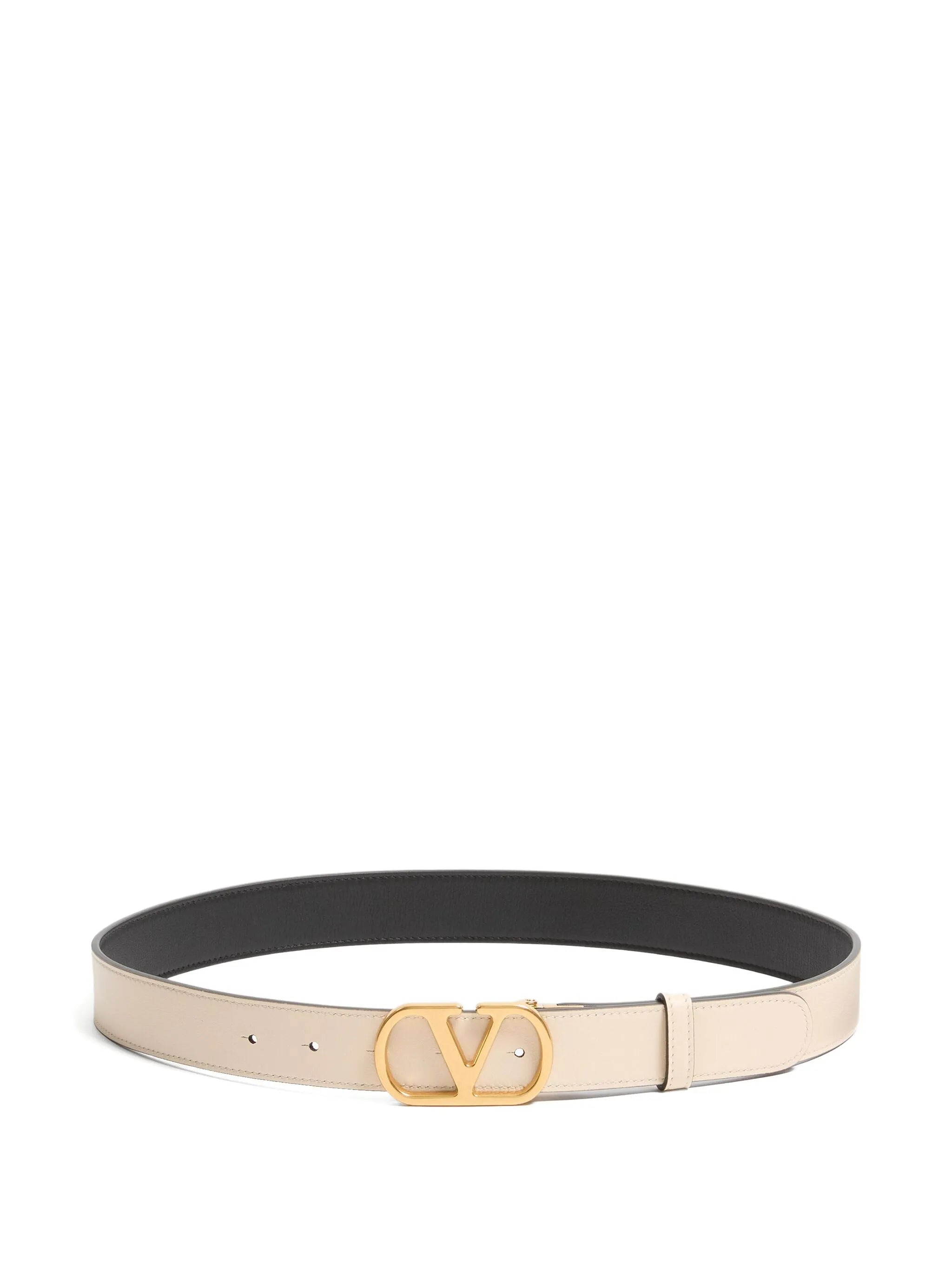 VLogo Signature leather belt - 4