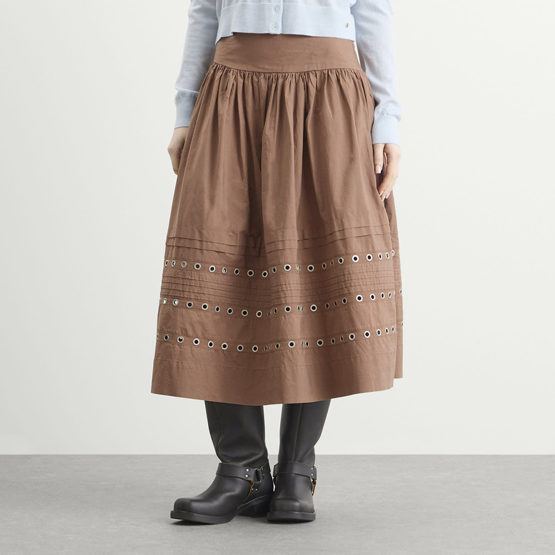 Damson Madder Anika Eyelet Skirt 2
