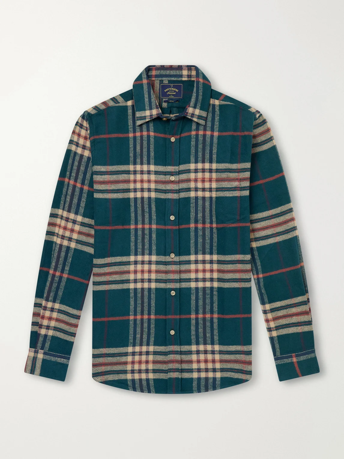 Cervo Checked Cotton-Flannel Shirt - 1
