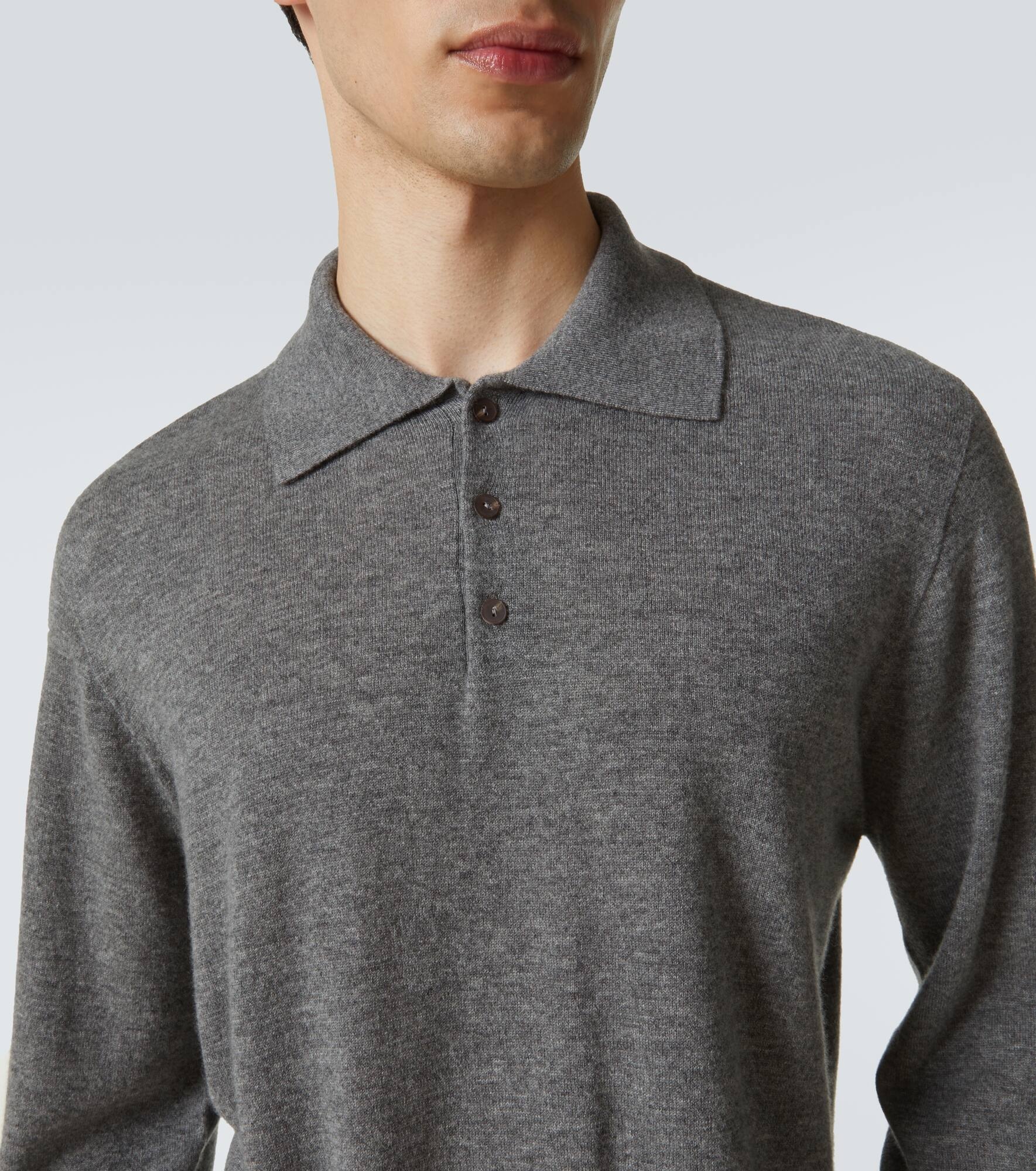 Judi cashmere polo sweater - 6