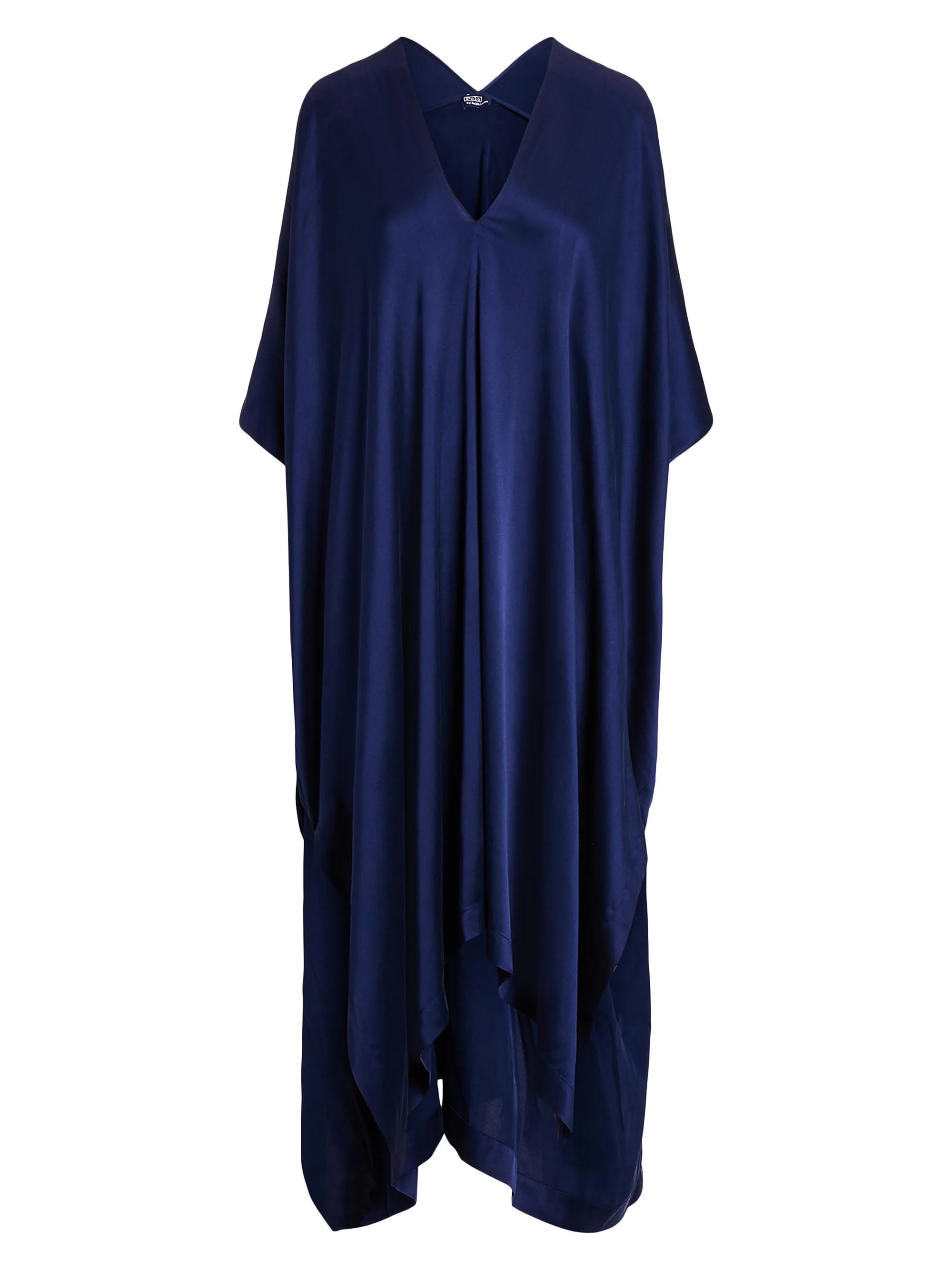 Women's Heritage Silk Kaftan - Navy - 1