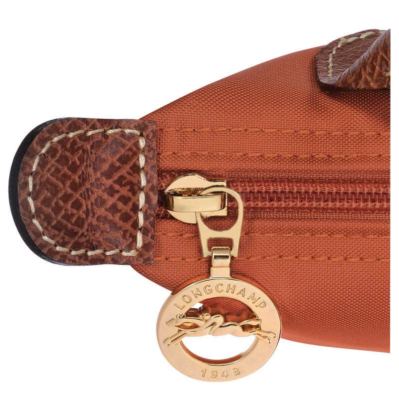 Le Pliage Original Pouch with handle Brick - Recycled canvas 6