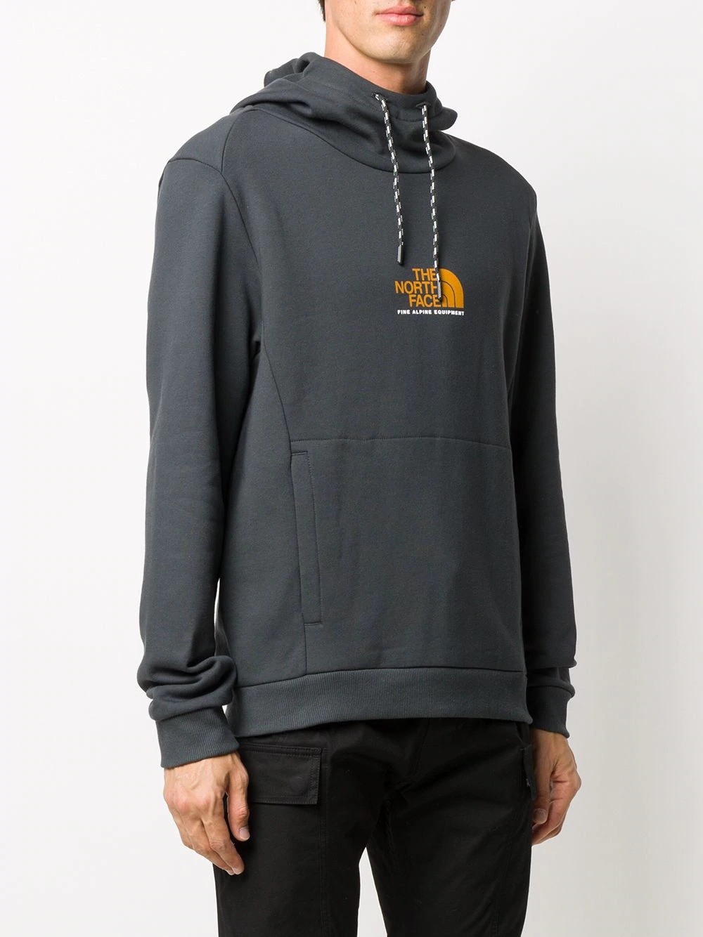 funnel-neck hooded sweatshirt  - 3