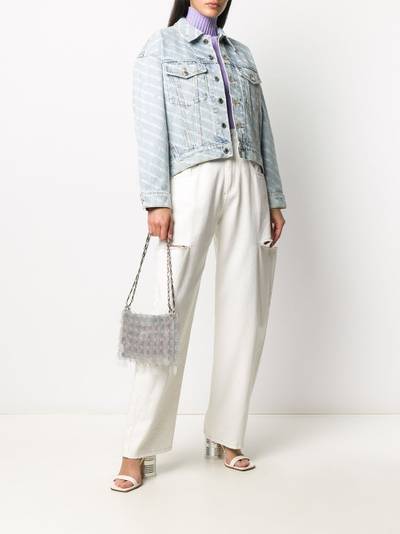 Alexander Wang Falling Back denim jacket outlook