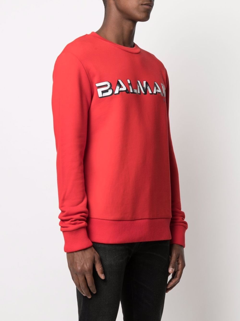 logo print sweatshirt - 3