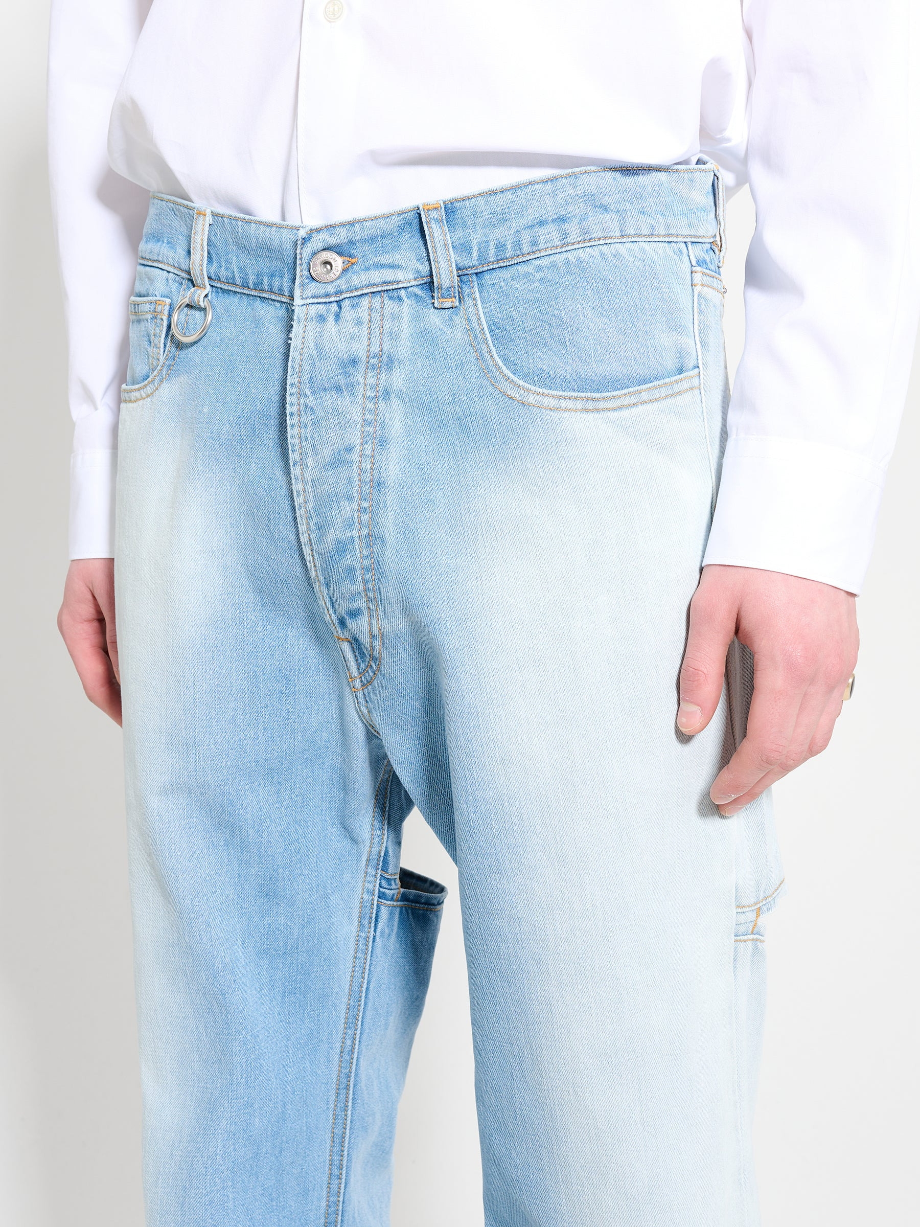 RANDOM IDENTITIES BACK SLASH JEANS SUNFADE - 4