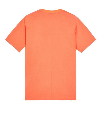 Stone Island 20155 COTTON JERSEY STAR INLAY_GARMENT DYED ORANGE outlook