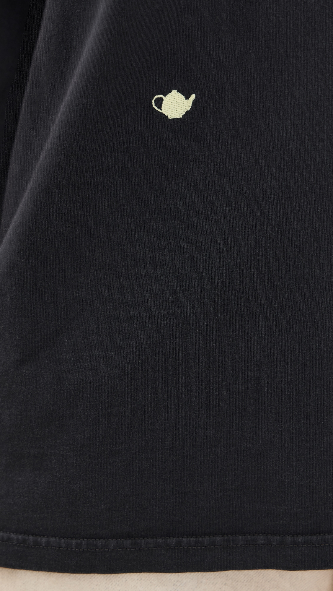 Contrast Embroidery Tee - 5