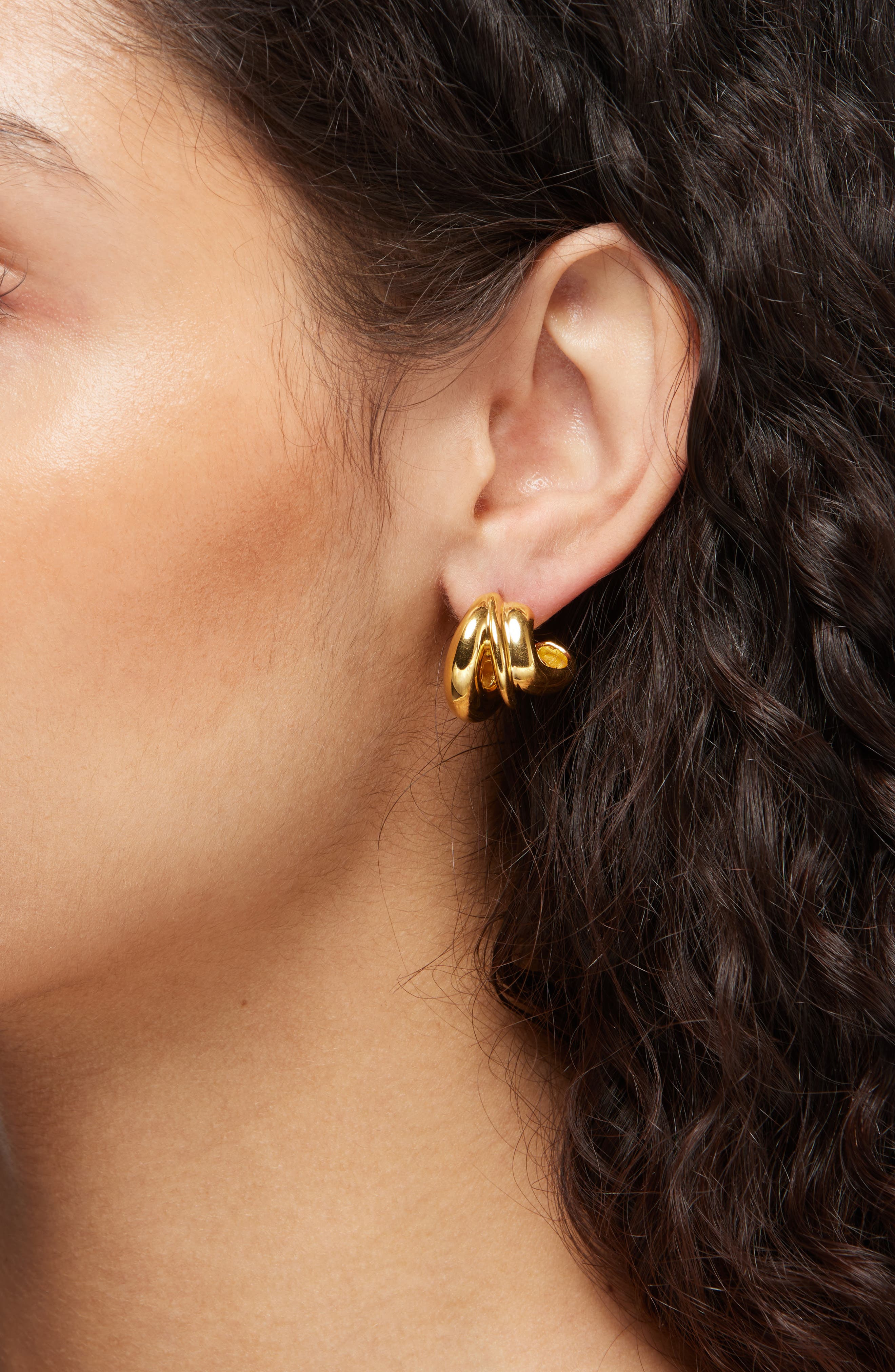 COMPLETEDWORKS Dollop Hoop Earrings in 18Ct Gold Plated at Nordstrom - 2