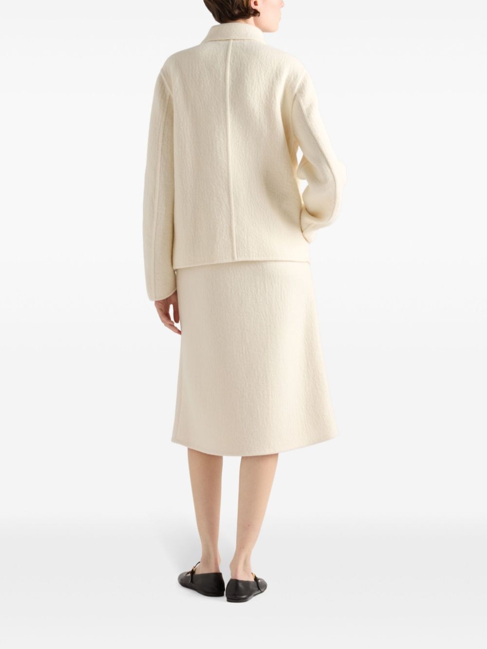 twill midi skirt - 3