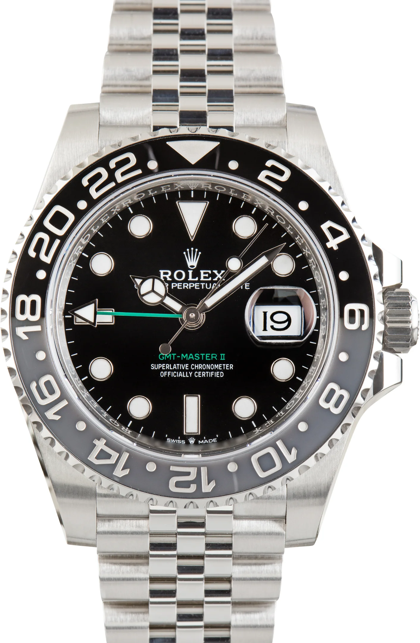 Used Black & Grey Bruce Wayne Rolex GMT-Master II Ref 126710GRNR - 1