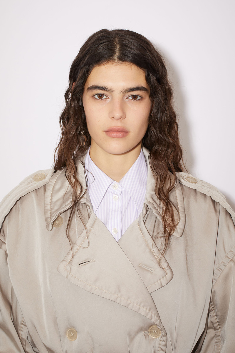 Double breasted padded trench - Mushroom beige 6