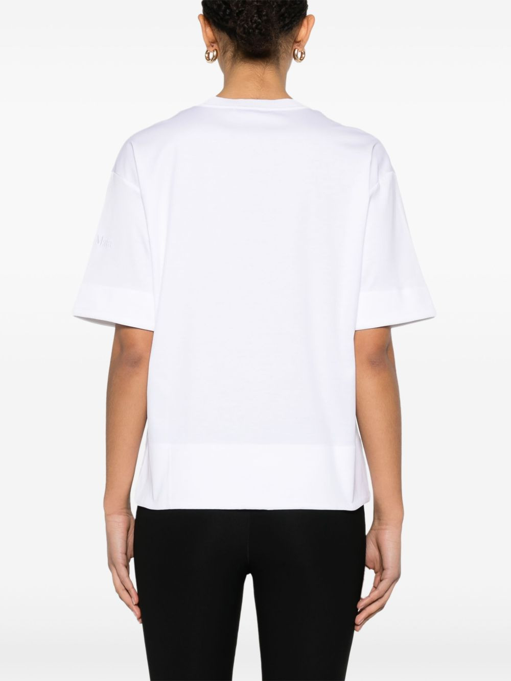 Max Mara Women Logo Cotton T-Shirt - 5