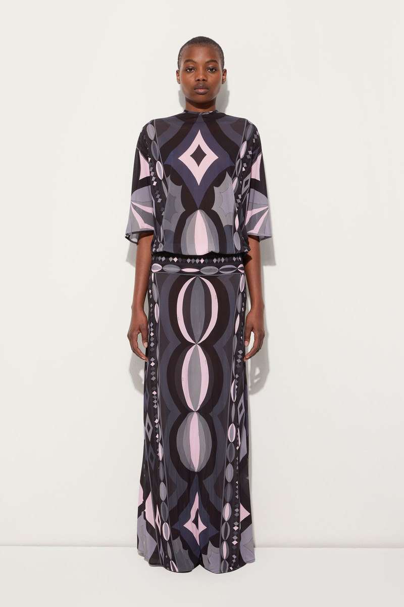 PUCCI COLLANE PRINT LONG DRESS outlook