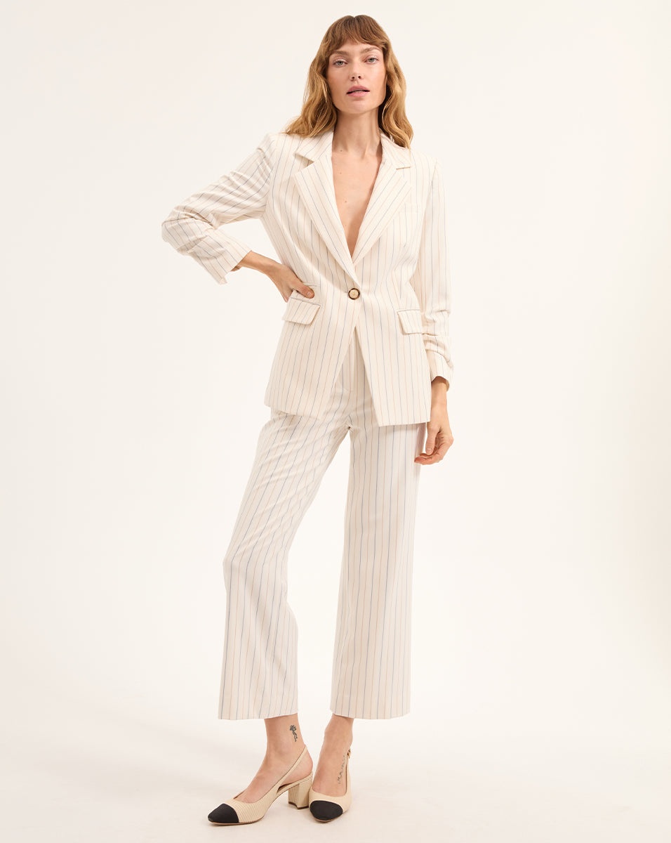 BRIXTON PINSTRIPED PANT - 7