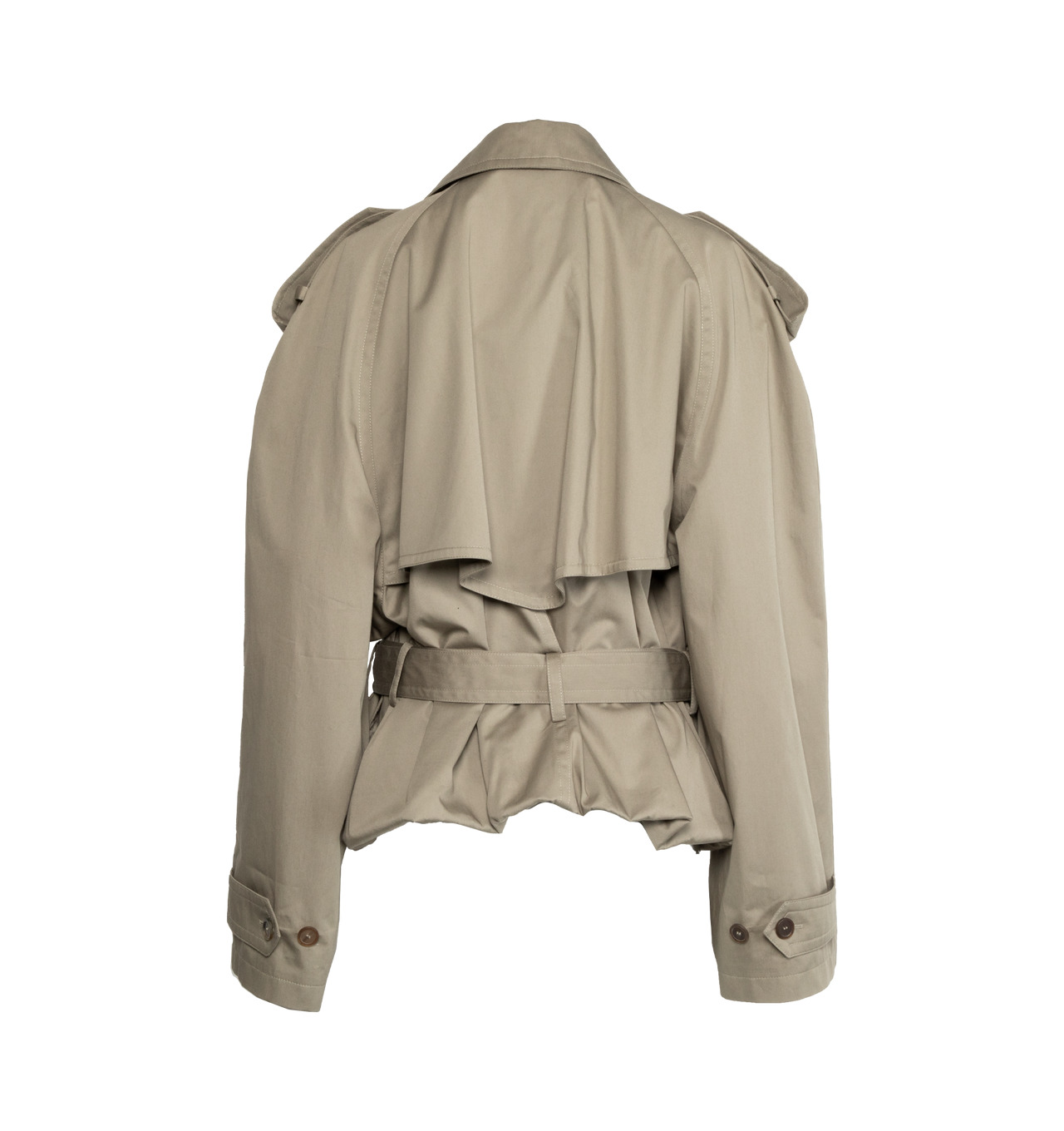 BALENCIAGA FOLDED TRENCH | hirshleifers | REVERSIBLE