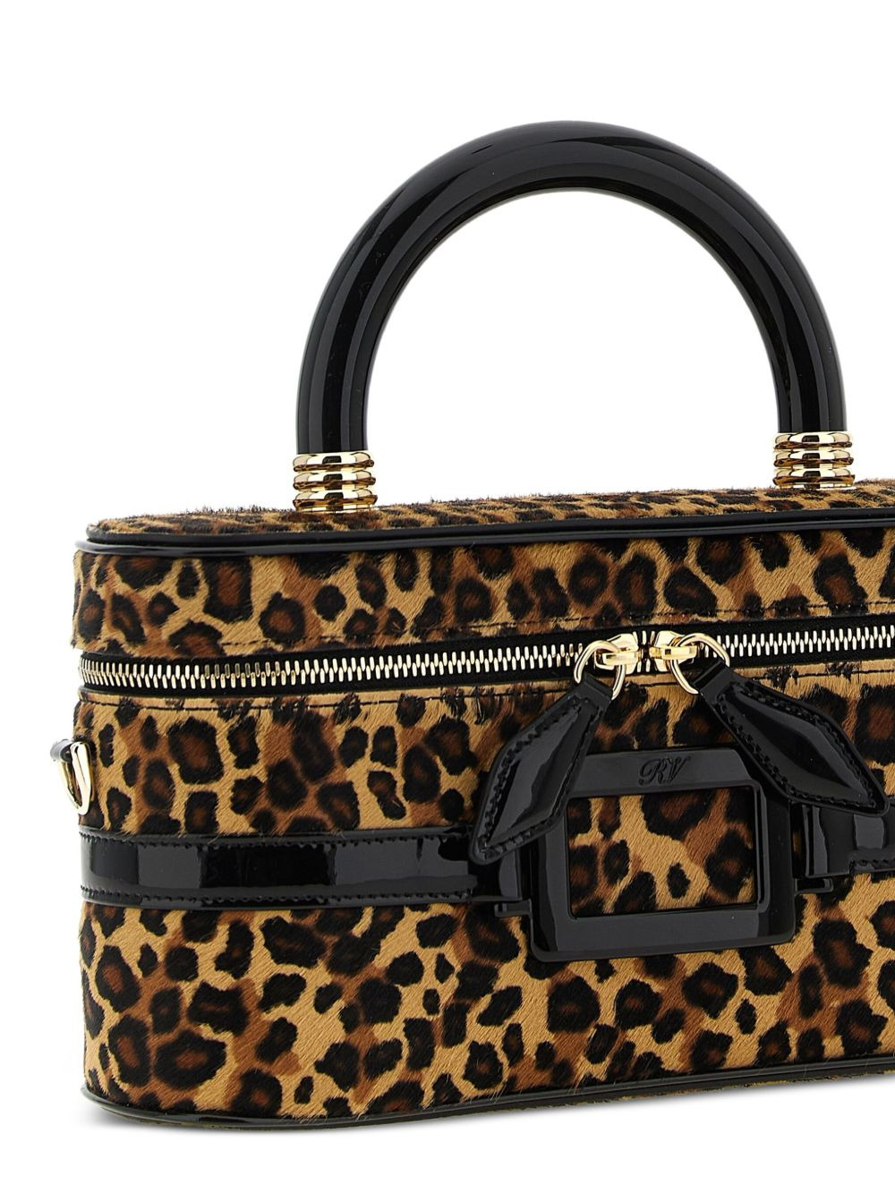 Belle Vivier leopard-print buckle tote bag - 3