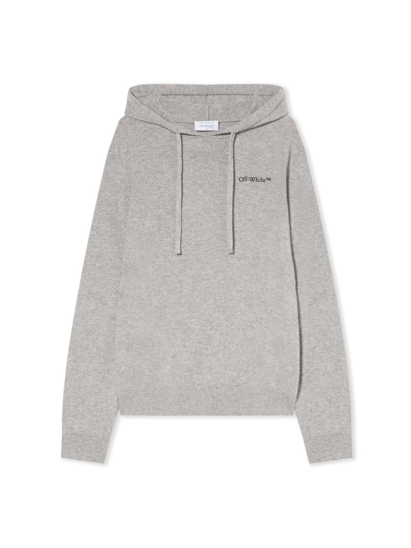 Quote Knit Hoodie 1