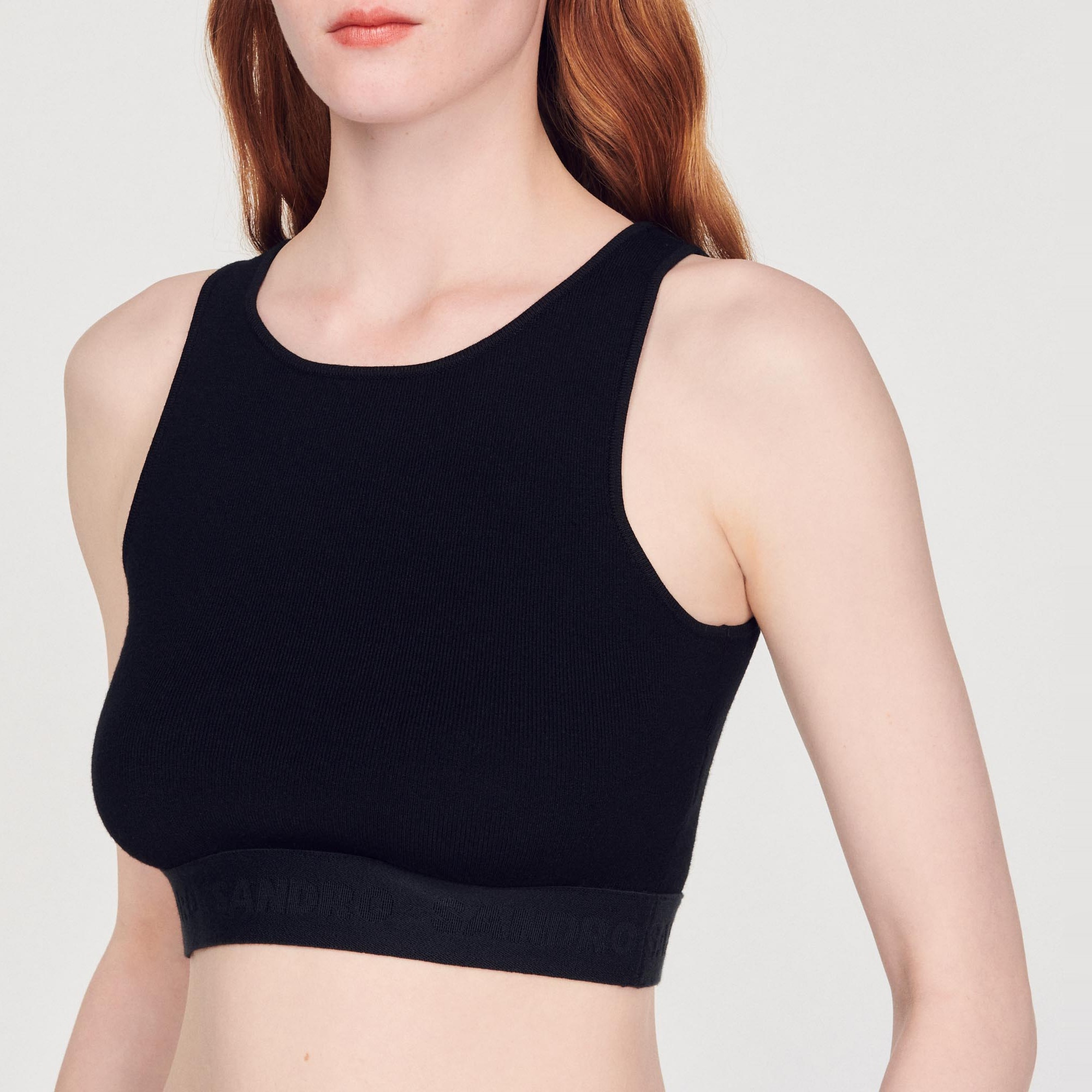 Knitted crop top - 4