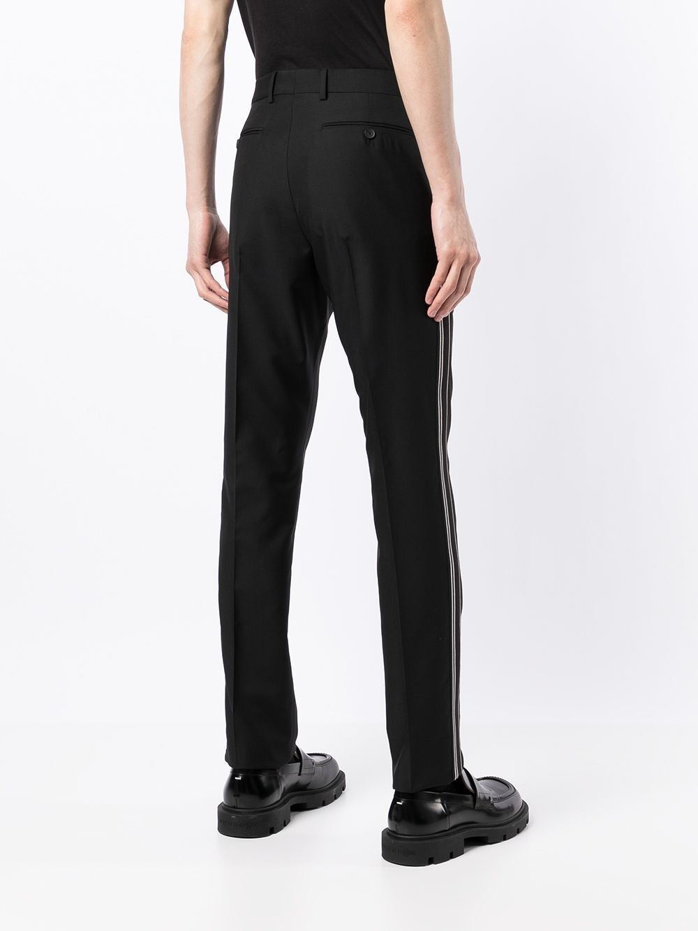 side-stripe tailored trousers - 5