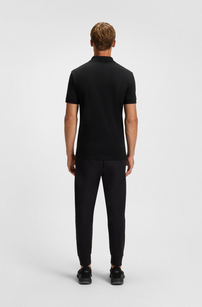 PIMA-COTTON POLO SHIRT WITH DOUBLE B MONOGRAM 5