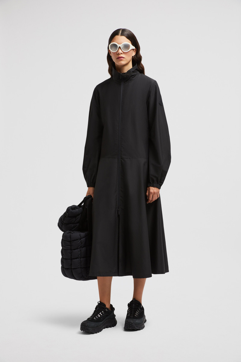 Moncler Turtleneck Cotton Midi Dress outlook