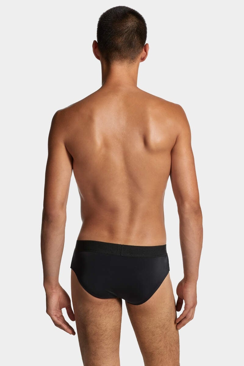 DSQUARED2 LOGO WAIST SWIM BRIEF - 4