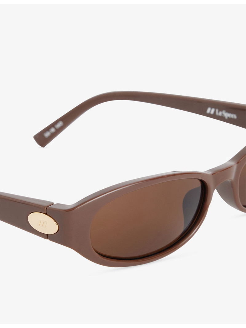 Le Specs Popalicious Oval-Frame Acetate Sunglasses outlook