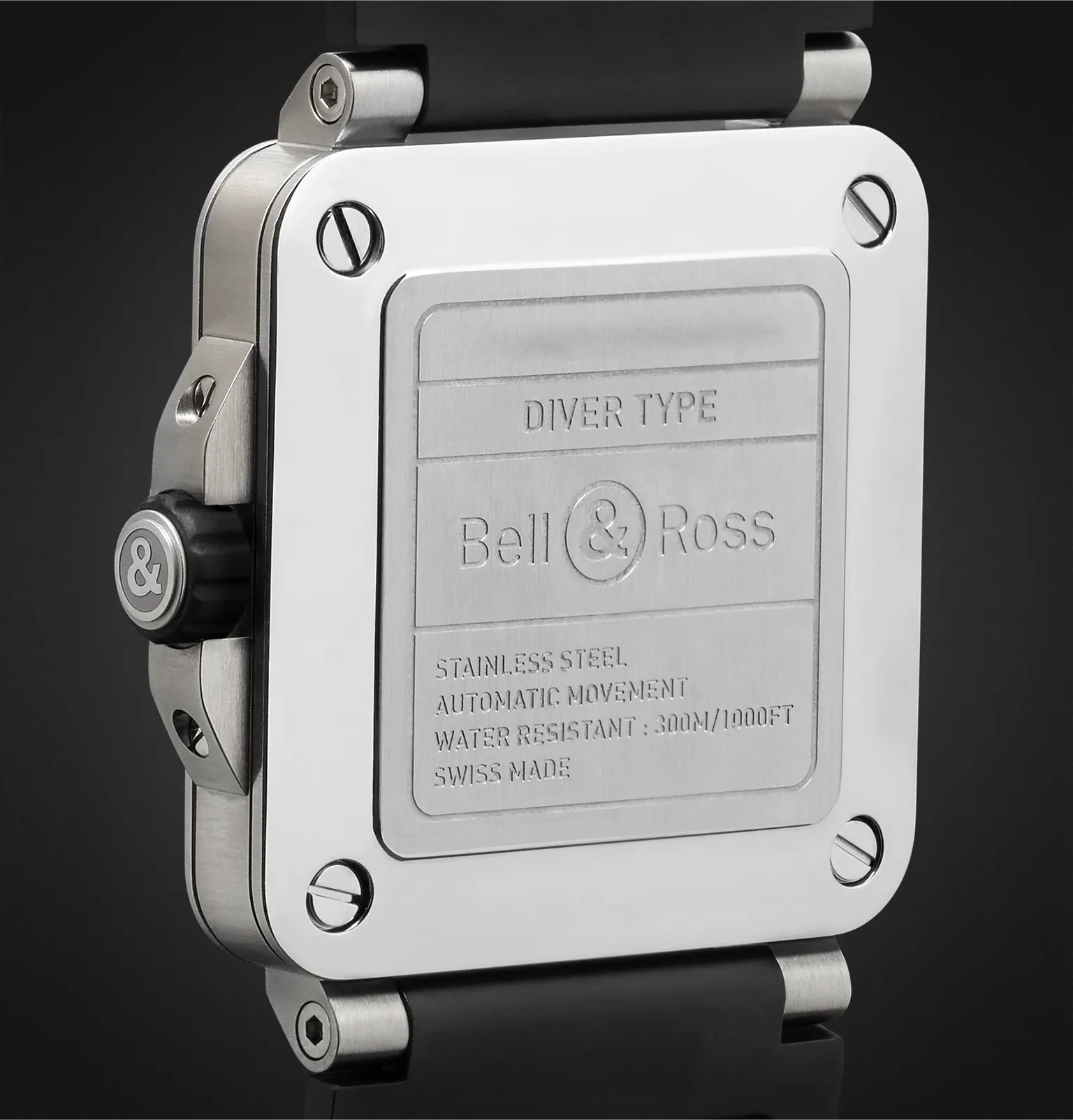 Diver Type Automatic 42mm Stainless Steel and Rubber Watch, Ref. No. BR0392-­‐D-­‐BL-­‐ST/SRB - 5