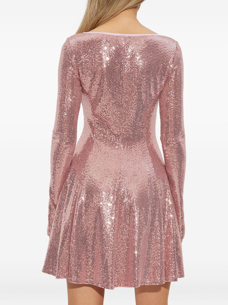 sequin-embellished mini dress 4