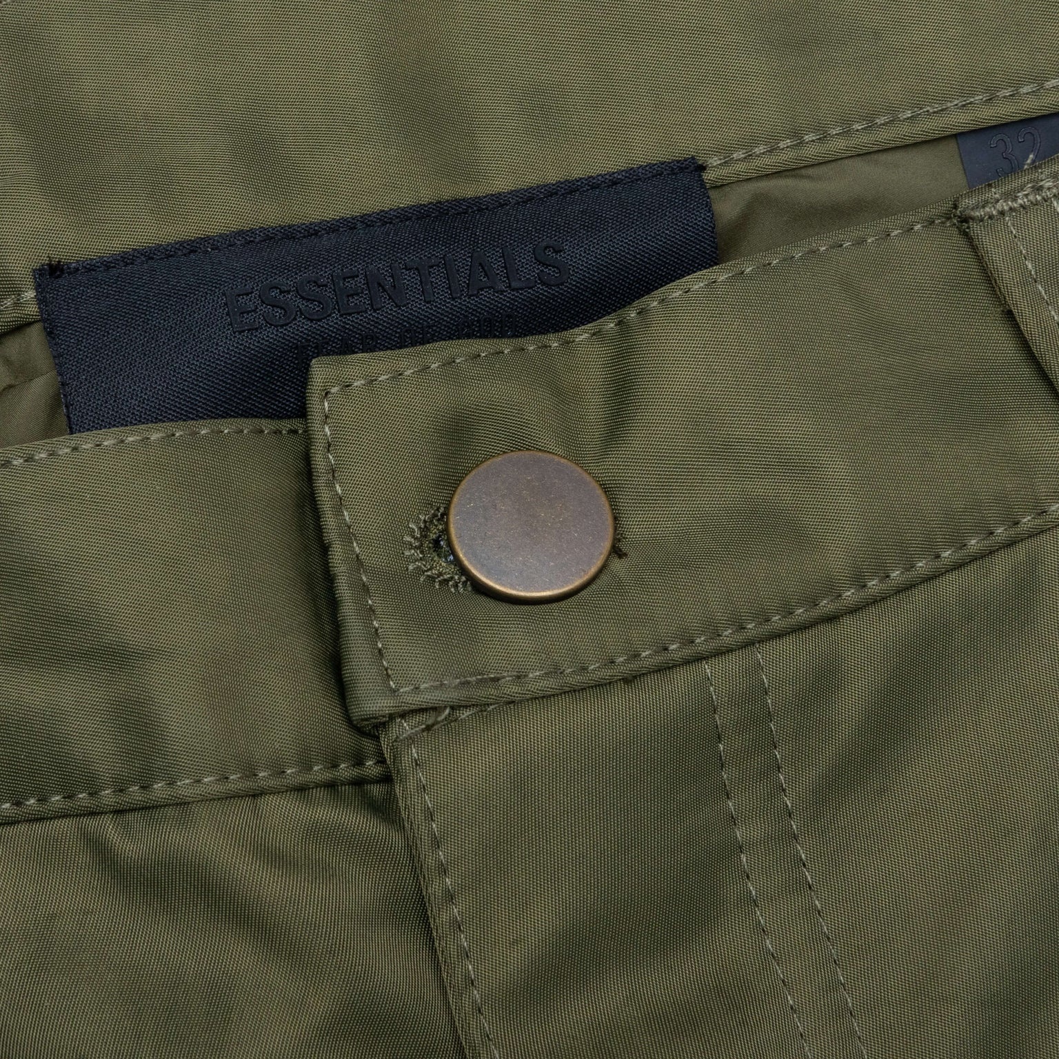 TEXTURED NYLON 5-POCKET PANT - MILITARY - 3