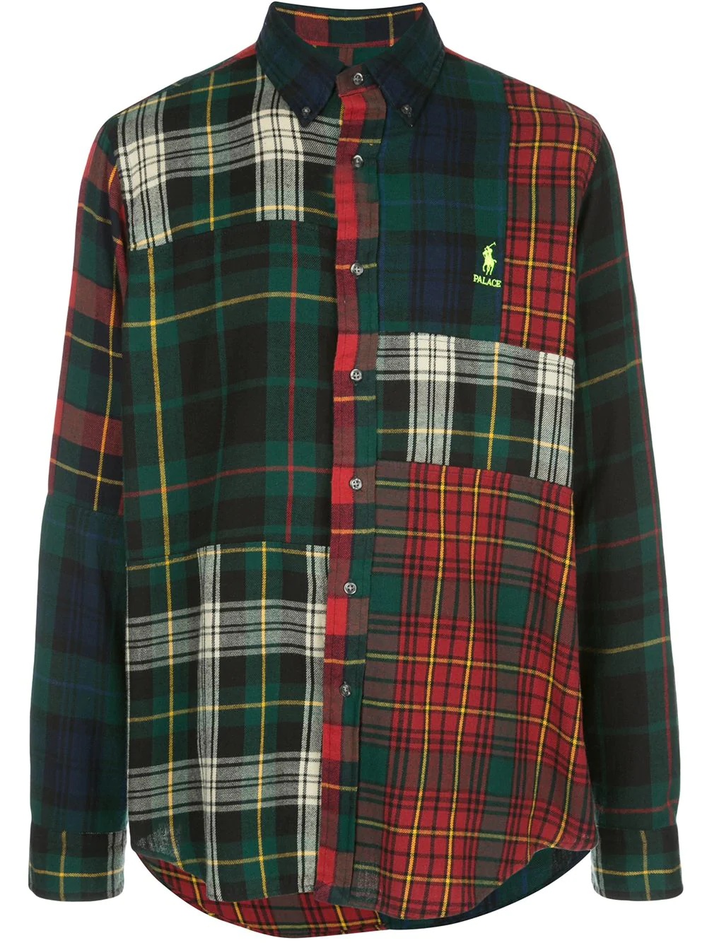 x Ralph Lauren Pieced Flannel B.D. Shirt - 1