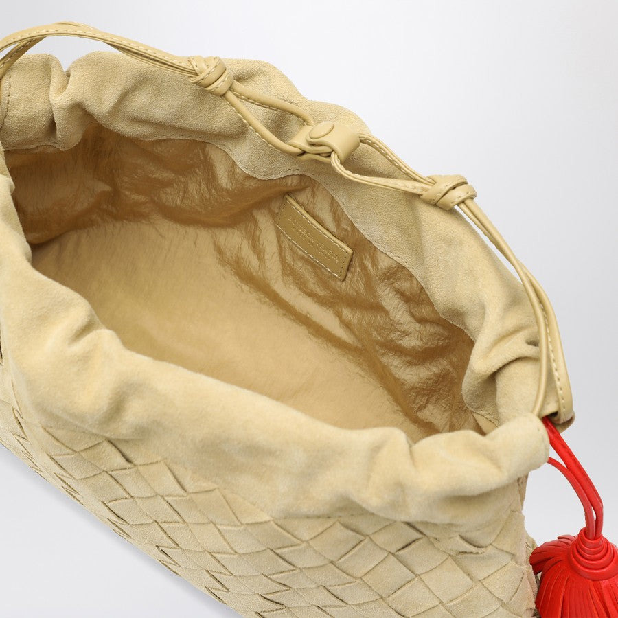 Bottega Veneta Women Tapioca Night Dustbag In Woven Suede - 4